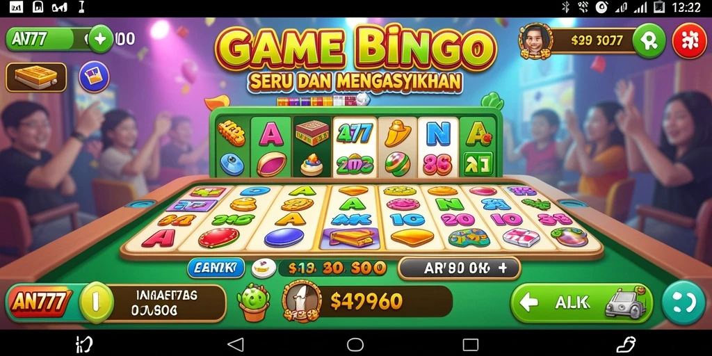 Tampilan menarik dari gameplay Bingo di AN777