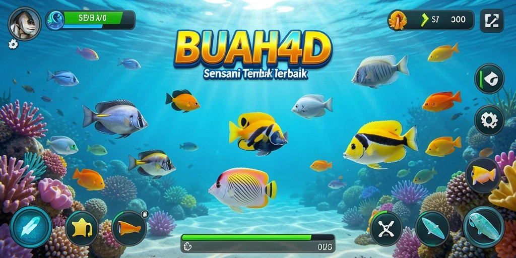 Tampilan gameplay BUAH4D yang seru dan menegangkan saat menembak ikan.
