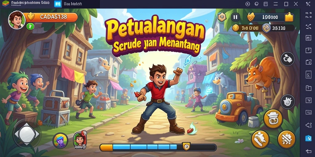 Tampilan gameplay menarik dari CADAS138 dengan aksi arcade yang seru.