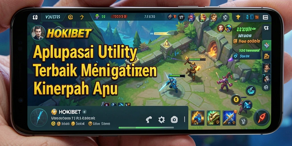 Screenshot HOKIBET menampilkan antarmuka aplikasi Utility yang mudah digunakan.