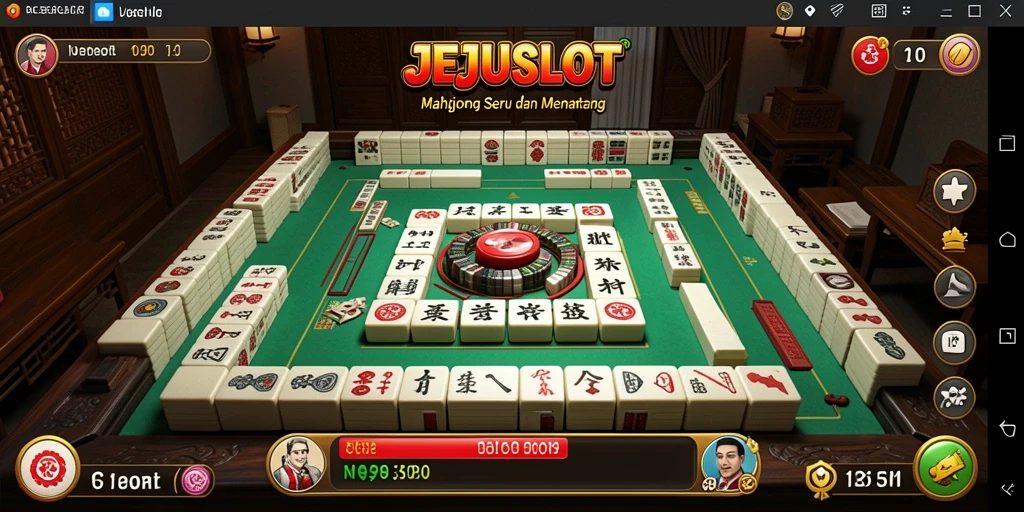 Tampilan gameplay menarik dari JEJUSLOT Mahjong.