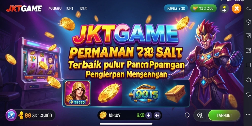 Tampilan menarik JKTGAME dengan fitur slot yang seru.