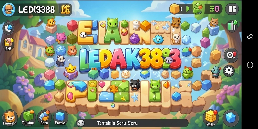 Tampilan gameplay seru dan menantang di LEDAK388.