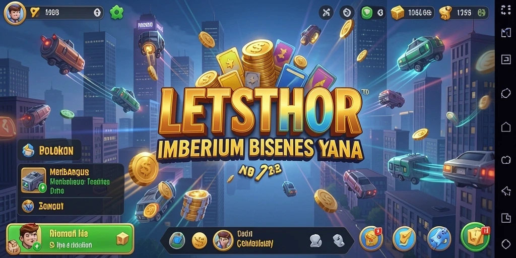 Tampilan menarik dari gameplay LETSTHOR yang menunjukkan strategi bisnis.