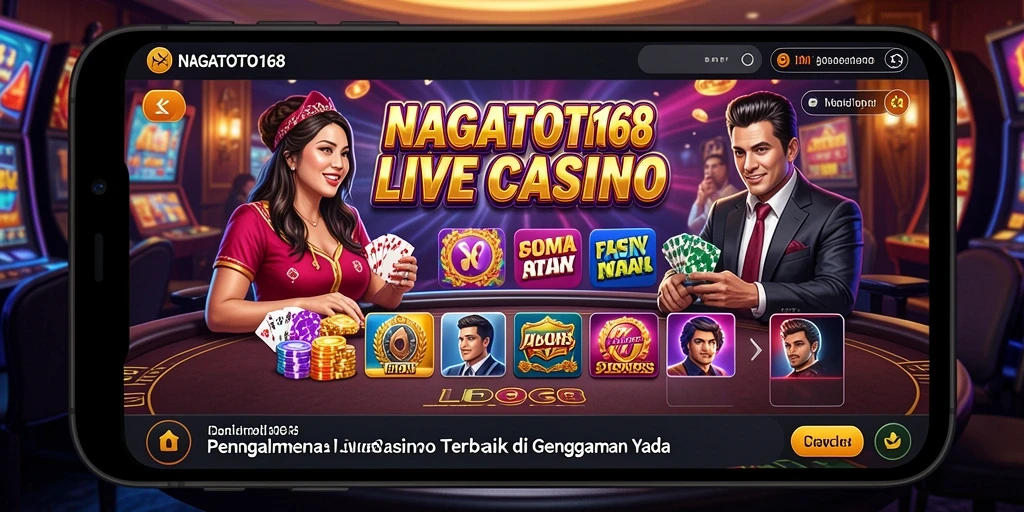 Tampilan gameplay NAGATOTO168 yang memikat dan interaktif di Live Casino.