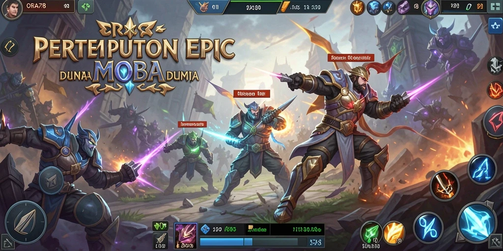 Tampilan gameplay ORA78 yang intens dan mendebarkan.