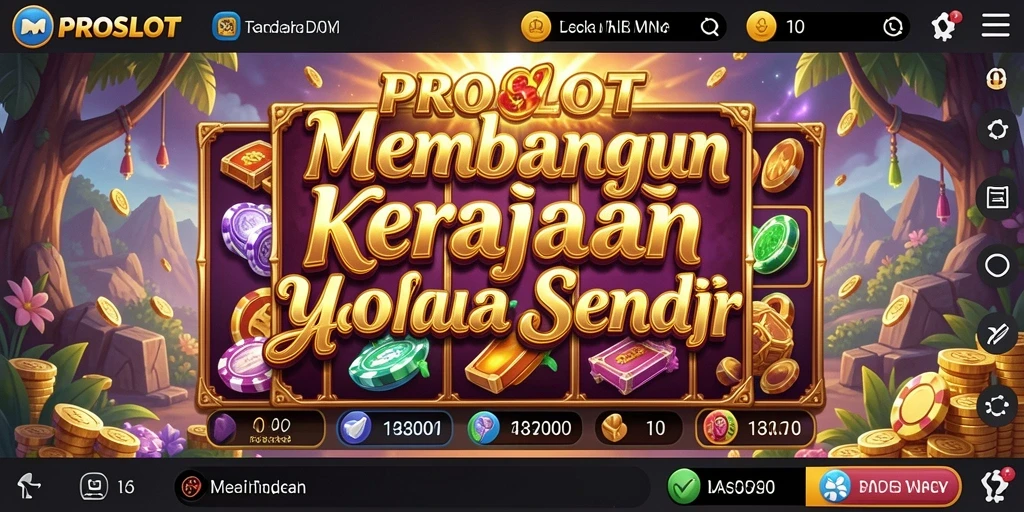 Tampilan gameplay PROSLOT yang menarik dengan mesin slot bervariasi.