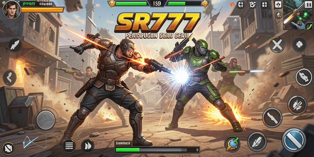 Gameplay seru aksi mendebarkan di SR777.