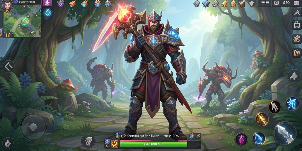 Screenshot gameplay VV62 yang memperlihatkan pertarungan epik.