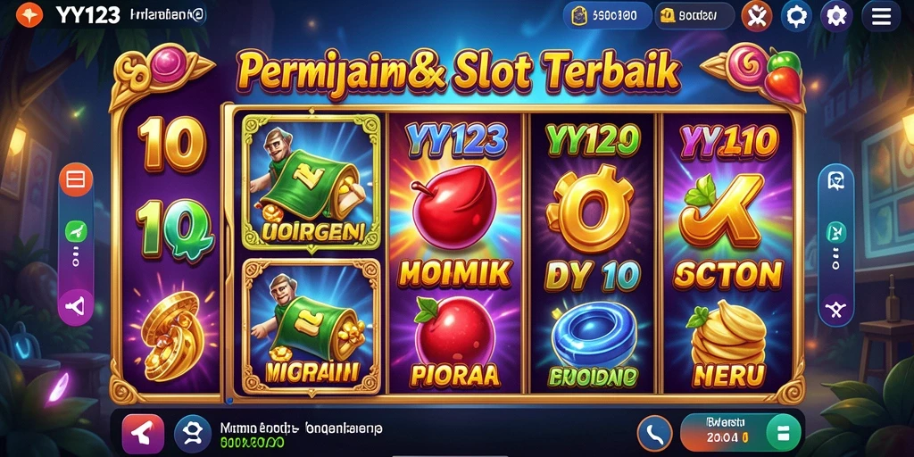 Tampilan gameplay YY123 yang seru dan mendebarkan.